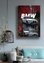 متال پوستر طرح ماشین BMW M4 کد L1673 - Image 2