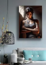 متال پوستر طرح بازی Tomb Raider کد L1674 - Image 2