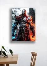 متال پوستر God Of War طرح کریتوس کد L1114 - Image 2