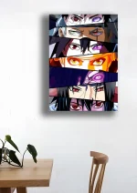 متال پوستر طرح شخصیت های انیمه ناروتو کد L1679 - Image 2