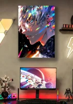 متال پوستر انیمه جوجوتسو کایسن طرح گوجو کد L1284 - Image 2