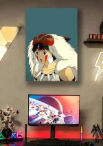 متال پوستر انیمه شاهزاده مونونوکه طرح سان کد L1282 - Image 2