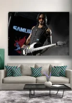 متال پوستر طرح بازی Cyberpunk 2077 کد L1287 - Image 2