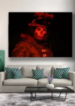 متال پوستر بازی Call Of Duty طرح گوست کد L1285 - Image 2