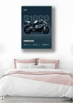 متال پوستر طرح موتور BMW S1000RR کد L1155 - Image 2
