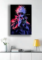 متال پوستر انیمه جوجوتسو کایزن طرح گوجو کد L1490 - Image 2