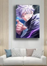 متال پوستر انیمه جوجوتسو کایسن طرح گوجو کد L1688 - Image 2