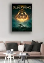 متال پوستر طرح بازی Elden Ring کد L1443 - Image 2
