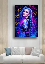 متال پوستر انیمه آرکین طرح جینکس کد L1697 - Image 2