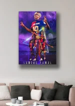 متال پوستر طرح لامین یامال کد L1706 - Image 2