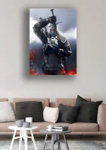 متال پوستر بازی ویچر طرح گرالت کد L1449 - Image 2