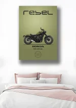 متال پوستر طرح موتور Honda CMX500 Rebel کد L1710 - Image 2