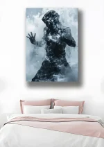 متال پوستر بازی Mortal Kombat طرح Noob Saibot کد L1712 - Image 2