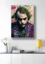 متال پوستر طرح جوکر کد L1152 - Image 2