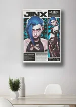 متال پوستر انیمه آرکین طرح جینکس کد L1736 - Image 2