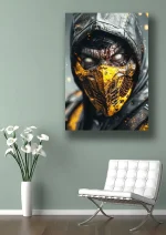 متال پوستر بازی Mortal Kombat طرح اسکورپیون کد L1739 - Image 2