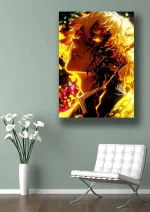 متال پوستر انیمه شیطان کش طرح زنیتسو کد L1743 - Image 2