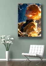 متال پوستر انیمه شیطان کش طرح زنیتسو کد L1746 - Image 2