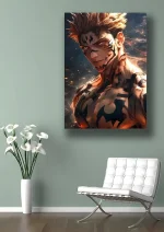 متال پوستر انیمه جوجوتسو طرح سوکونا کد L1747 - Image 2