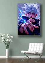 متال پوستر انیمه جوجوتسو طرح گوجو کد L1748 - Image 2