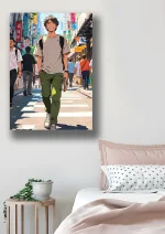 متال پوستر طرح انیمه ای پسرانه کد L1749 - Image 2