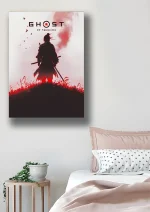 متال پوستر طرح بازی Ghost OF Tsushima کد L1752 - Image 2