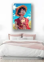 متال پوستر انیمه وان پیس طرح لوفی کد L1441 - Image 2