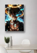 متال پوستر انیمه One Piece طرح لوفی کد L1498 - Image 2