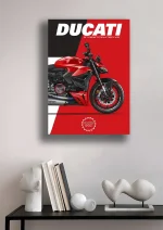 متال پوستر طرح موتور دوکاتی کد L1768 - Image 2