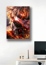 متال پوستر انیمه شیطان کش طرح Kyojuro Rengoku کد L1769 - Image 2