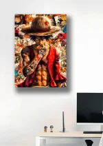 متال پوستر انیمه وان پیس طرح لوفی کد L1772 - Image 2