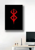 متال پوستر طرح انیمه برزرک کد L1773 - Image 2