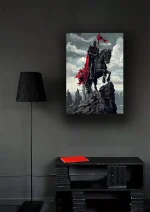 متال پوستر طرح بازی Dark Souls کد L1463 - Image 2