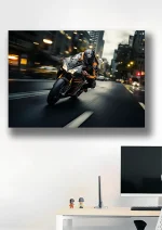 متال پوستر طرح موتور کد L1777 - Image 2