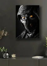 متال پوستر بازی Mortal Kombat طرح اسکورپیون کد L1779 - Image 2