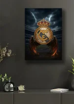 متال پوستر طرح رئال مادرید کد L1780 - Image 2