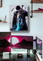 متال پوستر طرح انیمه Solo Leveling کد L1789 - Image 2