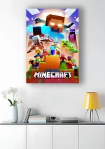 متال پوستر طرح ماینکرفت کد L1430 - Image 2