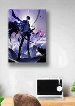 متال پوستر طرح انیمه Solo Leveling کد L1501 - Image 2