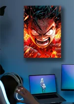 متال پوستر انیمه وان پیس طرح لوفی کد L1801 - Image 6