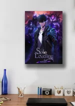 متال پوستر طرح انیمه Solo Leveling کد L1814 - Image 2