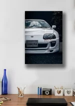 متال پوستر طرح ماشین تویوتا سوپرا کد L1817 - Image 2