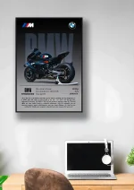 متال پوستر طرح موتور BMW S100RR کد L1503 - Image 2