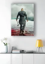 متال پوستر سریال وایکینگز طرح رگنار کد L1427 - Image 2