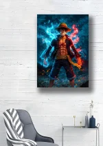 متال پوستر انیمه وان پیس طرح لوفی کد L1826 - Image 2