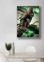 متال پوستر طرح بازی Mortal Kombat طرح ارمک کد L1171 - Image 2