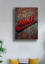 متال پوستر طرح نایکی کد L1829 - Image 2