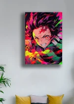 متال پوستر انیمه شیطان کش طرح تانجیرو کد L1830 - Image 2