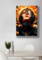 متال پوستر Bungo Stray Dogs طرح Osamu Dazai کد L1173 - Image 2