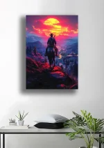 متال پوستر طرح بازی Red Dead Redemtion کد L1842 - Image 2